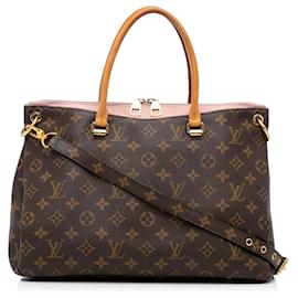 Louis Vuitton-Louis Vuitton Brown Monogram Pallas MM-Brown