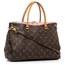 Louis Vuitton-Louis Vuitton Brown Monogram Pallas MM-Brown