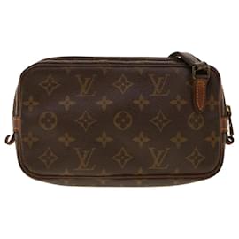 Louis Vuitton-LOUIS VUITTON Monogramm Marly Bandouliere Umhängetasche M.51828 LV Auth 41806-Monogramm