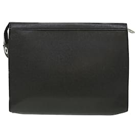 Louis Vuitton-LOUIS VUITTON Taiga Pochette Voyager MM Clutch Bag Ardoise M30547 LV Auth 41916-Grau