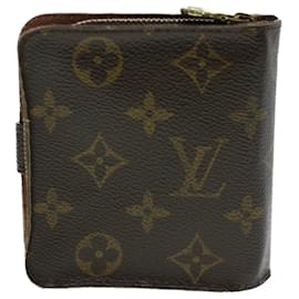 Louis Vuitton-LOUIS VUITTON Monogram Compact zip Wallet M61667 LV Auth 41577-Monogram