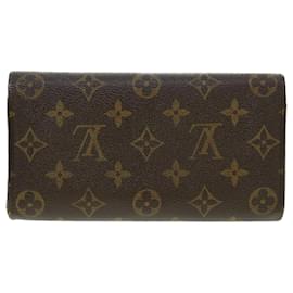 Louis Vuitton-LOUIS VUITTON Monogram Portefeuille International Long Wallet M61217 auth 41853-Monogram