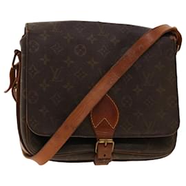 Louis Vuitton-LOUIS VUITTON Monogram Cartouchiere GM Shoulder Bag M51252 LV Auth 41869-Monogram