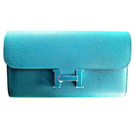Hermès-Long CONSTANCE wallet-Blue