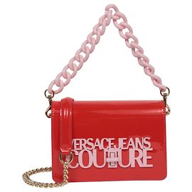 Versace Jeans Couture Versace Jeans Logo Lock Shoulder Bag Red