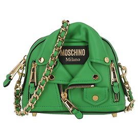 Borsa a tracolla Mini Biker Moschino Verde