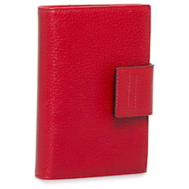 Prada-Prada Red Leather Notebook Cover-Red