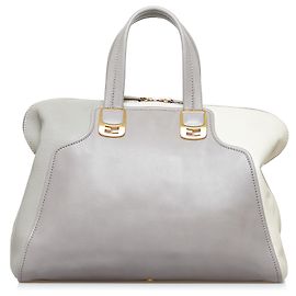 Cartable caméléon gris colorblock Fendi Autre