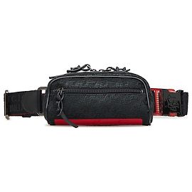 Christian Louboutin Black Blaster Gürteltasche Schwarz Rot