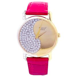 Chopard-Reloj chopard, oro amarillo, ORO BLANCO, diamantes.-Otro
