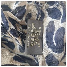 Louis Vuitton-Stola in cachemire-Stampa leopardo