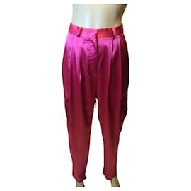 Autre Marque Pantalon cargo Recc rose Rose