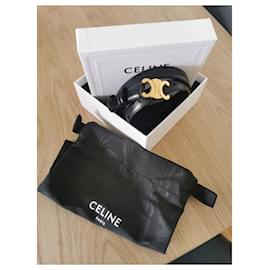 Céline-triunfo celine 1,8cm de ancho-Negro
