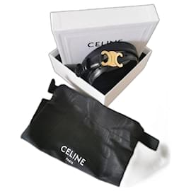 Céline-Triomphe celine 1,8cm de large-Noir