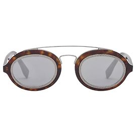 Fendi FF Around catwalk sunglasses Brown