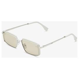 Fendi-Fendi First Sight Unisex-Laufsteg-Sonnenbrille-Weiß