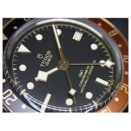 Autre Marque-TUDOR baie noire GMT S&G 79833Ceinture en cuir MN Spécification Homme-Argenté