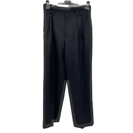 Céline-Pantalón CELINE T.fr 40 Lana-Negro