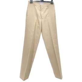 Off White-OFF-WHITE Pantalon T.fr 48 cotton-Beige
