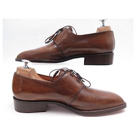 Christian Dior-NEW CHRISTIAN DIOR DERBY SHOES 2 carnations 41 BY STEFANOBI BERLUTI-Brown