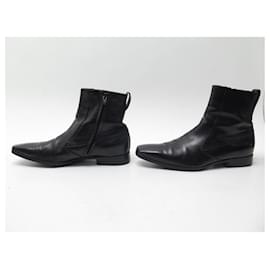 Dior explorer leather boots Dior Homme Black size 42 EU in Leather