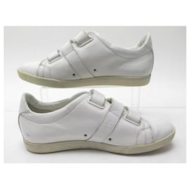 Dior-SNKC DIOR sneakers SHOES WITH SCRATCH393g 7E 41 42 FR LEATHER SNEAKERS SHOES-White
