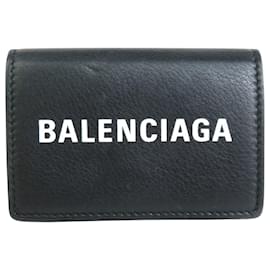 Balenciaga-Balenciaga Cash Mini Geldbörse-Schwarz