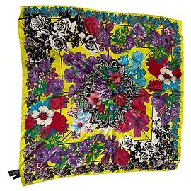 Versace Seidentuch Mehrfarben Gelb