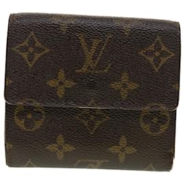 Louis Vuitton-LOUIS VUITTON Porte Monnaie Billets Cartes Crdit Wallet M61652 LV Auth 41860-Monogram