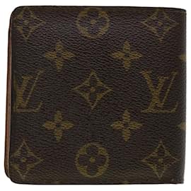 Louis Vuitton-LOUIS VUITTON Monogram Portefeuille Marco Bifold Wallet M61675 LV Auth 41909-Monogram