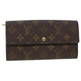 Louis Vuitton-LOUIS VUITTON Portafoglio lungo con monogramma Sarah Portafoglio M60531 LV Aut 41852-Monogramma