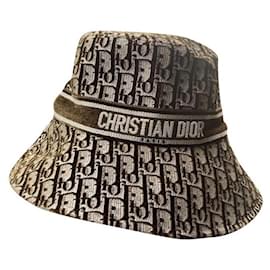 Christian Dior-Hats-Brown