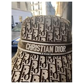 Christian Dior-Hats-Brown
