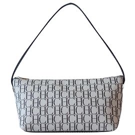 Carolina Herrera bolsa de hombro de lápiz labial Castaño Beige