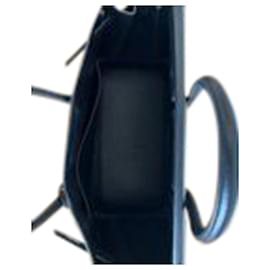 Hermès-HERMES BIRKIN 30 Tote Bag in Black Epsom Leather-Black