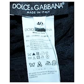 Dolce & Gabbana-Black Floral Lace Dress-Other