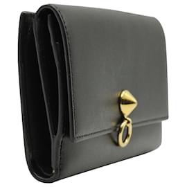 Fendi-Fendi DotCom Continental Long Wallet in Black Leather -Black