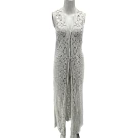 Autre Marque-MIGUELINA  Dresses T.International L Cotton-White
