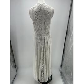 Autre Marque-MIGUELINA  Dresses T.International L Cotton-White