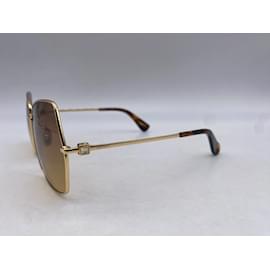 Max Mara-MAX MARA  Sunglasses T.  metal-Golden