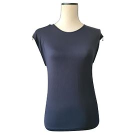 Jean Paul Gaultier Top Preto de Nylon e Elastano Preto