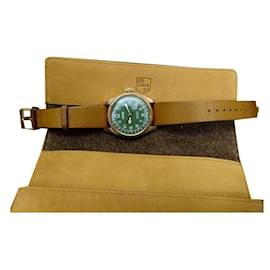 Oris Bronze Big Pointer Date 80aniversário Verde Bronze Castanho claro