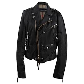 Dsquared2-Biker jacket-Black