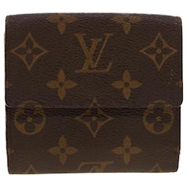 Louis Vuitton-LOUIS VUITTON Porte Monnaie Billets Cartes Crdit Wallet M61652 LV Auth 41968-Monogram