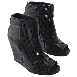 ASH Bottines T.UE 39 cuir de vachette Noir