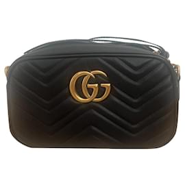 Gucci-MATELASSÉ GG MARMONT-Noir