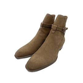 Saint Laurent-SAINT LAURENT  Boots T.EU 43 Suede-Beige