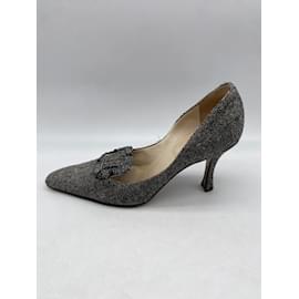 Dior-Tacones DIOR T.UE 36.5 paño-Gris