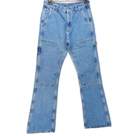 Off White-OFF-WHITE Jeans T.US 31 cotton-Blu