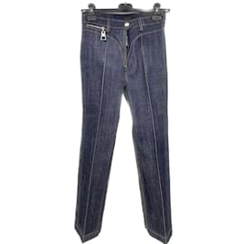 cf3kz2 LV denim jeans pants trousers woman clothes lady blue